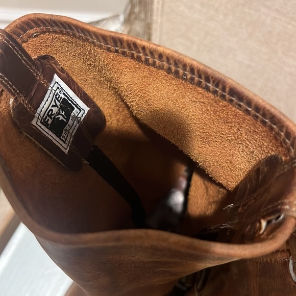 Frye Harness Boot, 12” Length Dark Brown 9M Boots - Picture 11 of 14